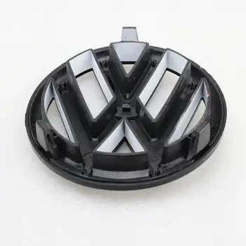 135mm Läikiv Must Valge Ees Grill, Märgi Asendamine Embleem Auto Logo sobib VW Volkswagen Golf MK6 2009 2010 2011 2012