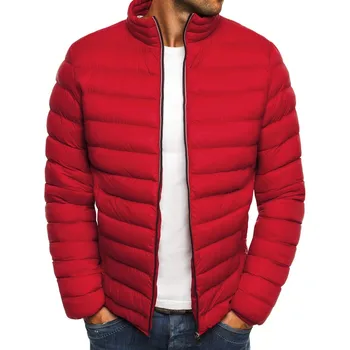 2020. aastaks Uued meeste talve Vabaaja jakid mood 8 värvi mulli mantel Hoida soojas Seista mull mantel pluss suurusele S-3XL talve mantel meestele