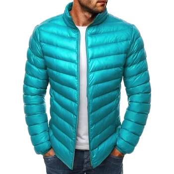 2020. aastaks Uued meeste talve Vabaaja jakid mood 8 värvi mulli mantel Hoida soojas Seista mull mantel pluss suurusele S-3XL talve mantel meestele