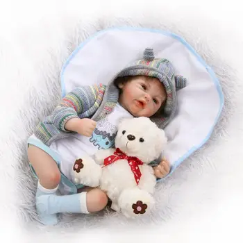 22 Tolli 55cm Pehmest Silikoonist Käsitöö Uuestisündinud Beebi Tüdruk Nukud Realistlik Otsin Vastsündinud Beebi Nukk Väikelapse Armas Sünnipäeva Kingitus
