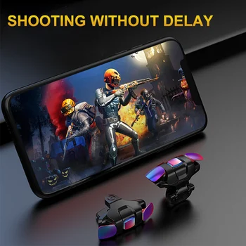 2tk Mobiiltelefoni Mängu Shooter Töötleja Tundlik Mäng Vallandab Android, iOS PUBG Nelja sõrme pildistamise nupp aidata