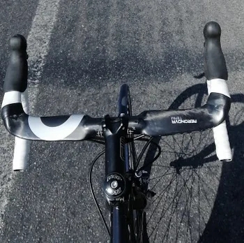 AERONOVA Bike UD Carbon Road Jalgratta Lenkstangi Sise Lõpetamise Juhtrauda 31.8 mm Punane/Must/Hõbe Carbon Juhtrauda