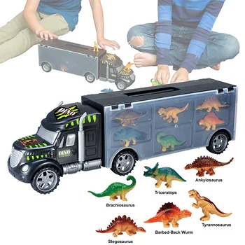 Auto Mänguasjad Poistele Plastikust Interaktiivne Auto Mänguasjad Lastele Diecast Dinosaurus Autod Veoauto Mänguasi, Transport Sõiduki Kids Sünnipäeva Gi