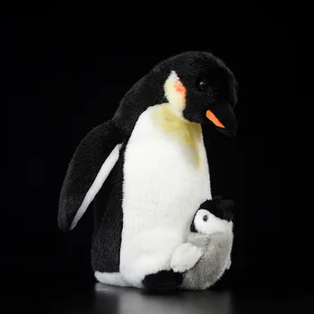 Emperor Penguin Pehmed Nukud, Loomade Armas Aptenodytes forsteri Antarktika Tõetruu Simulatsioon Kawaii Reaalne Elu Pahupoolega Lapsed Kingitus