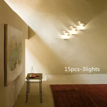 Loov isiksus, ruut LED öölambid lamp elutuba, magamistuba seina lamp vahekäiguga trepid kaasaegne minimalistlik geomeetriline seina lamp