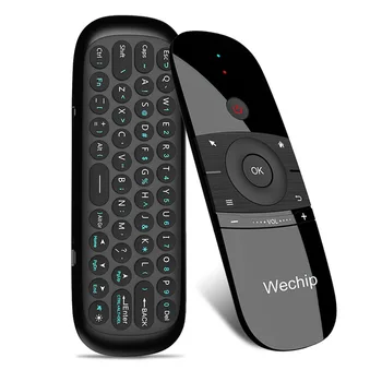 Uus Originaal Wechip W1 Klaviatuur, Hiir Wireless 2.4 G Lennata Air Hiir Rechargeble Mini Remote Control For Android Tv Box/Mini PC/TV